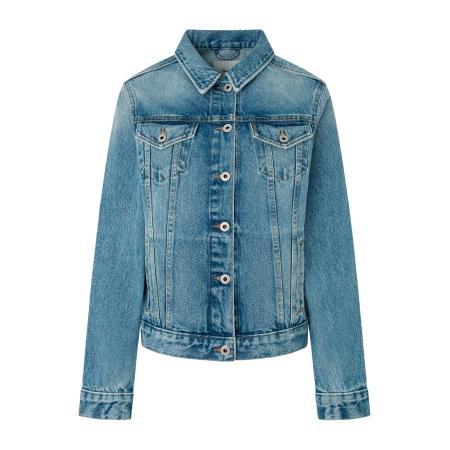 Pepe Jeans Tussenjas blauw denim