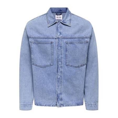 Only & Sons Only & Sons Tussenjas ONSEmil blauw denim