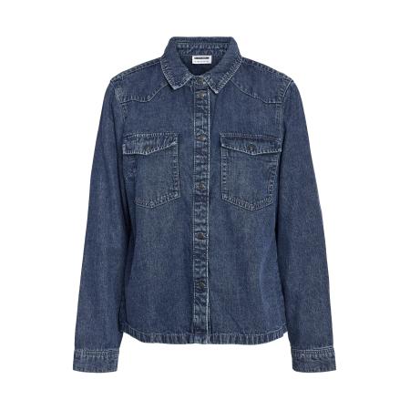 Noisy may Noisy may Tussenjas NMNEW SIGNE blauw denim