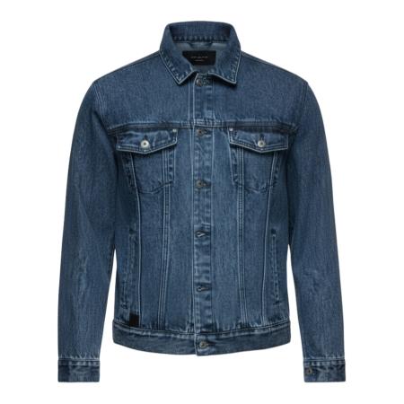 Ombre Tussenjas blauw denim