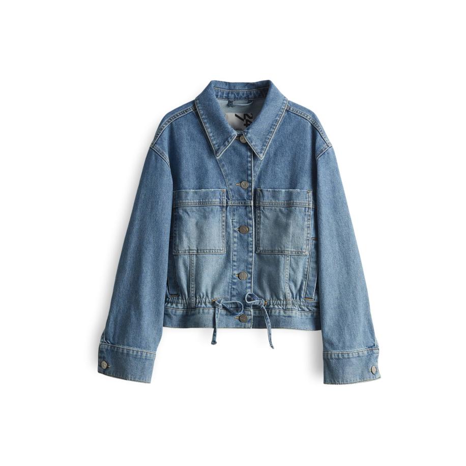 OPUS OPUS Tussenjas Hemely blauw denim -