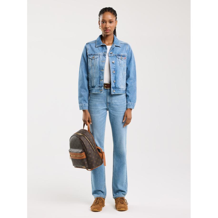 Big Star BIG STAR Tussenjas JOSEPHINE blauw denim -