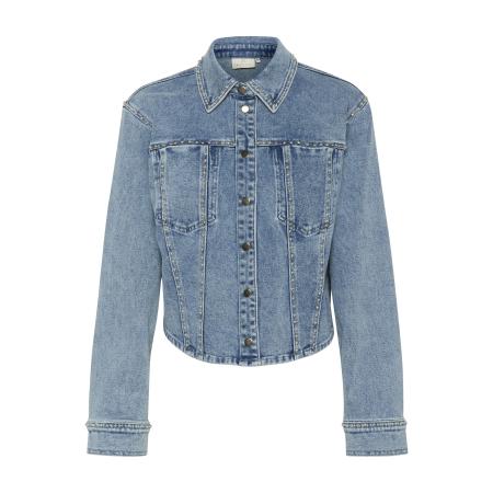 Kaffe Kaffe Tussenjas KADorina blauw denim