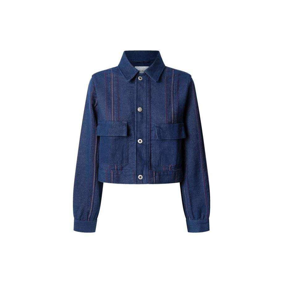 Pepe Jeans Tussenjas YANA blauw denim Blauw