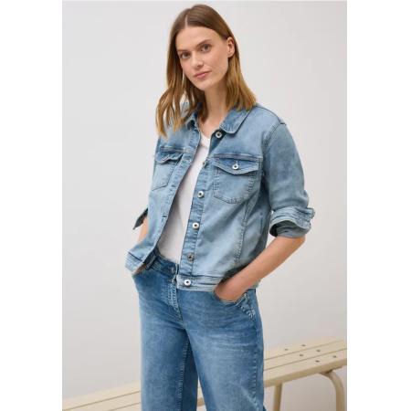 CECIL Denim jack met knoopsluiting