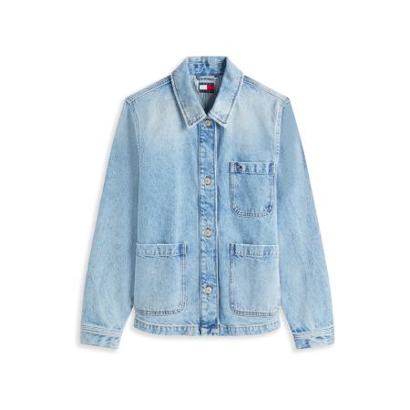 Tommy Jeans Tommy Jeans Tussenjas navy / lichtblauw / rood / wit