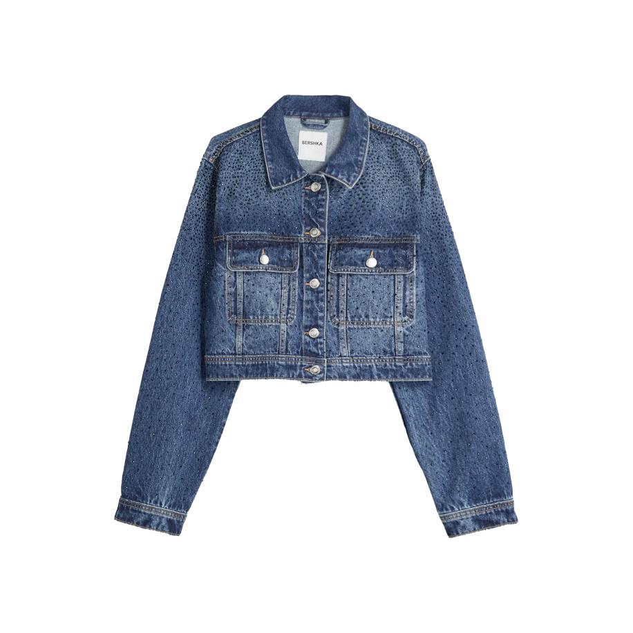 Bershka Bershka Tussenjas blauw -