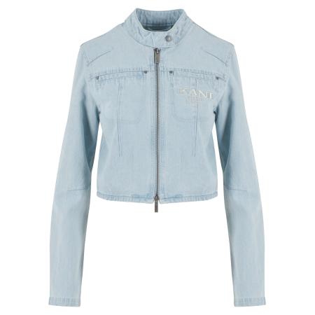 Karl Kani Tussenjas lichtblauw / wit