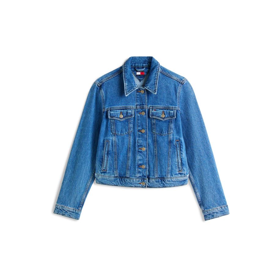 Tommy Jeans Tommy Jeans Tussenjas Classic blauw denim -