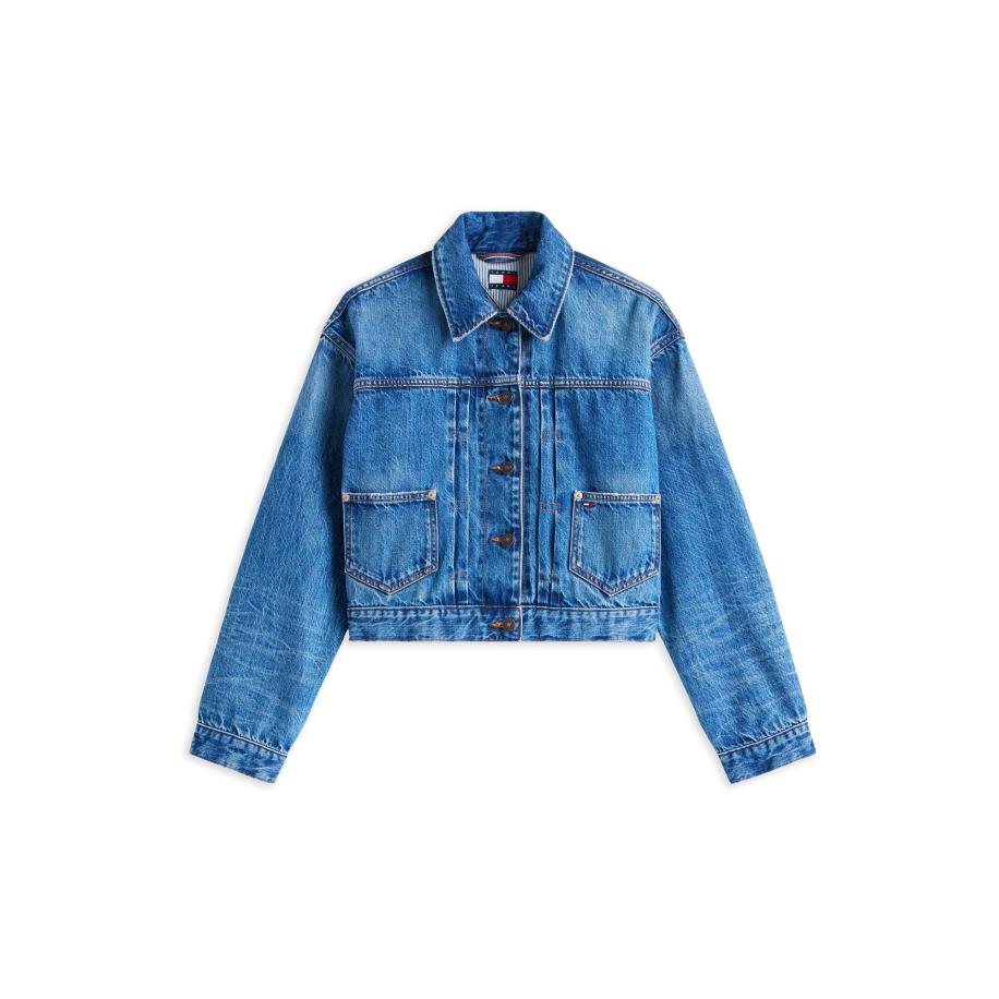 Tommy Jeans Tommy Jeans Tussenjas blauw denim -