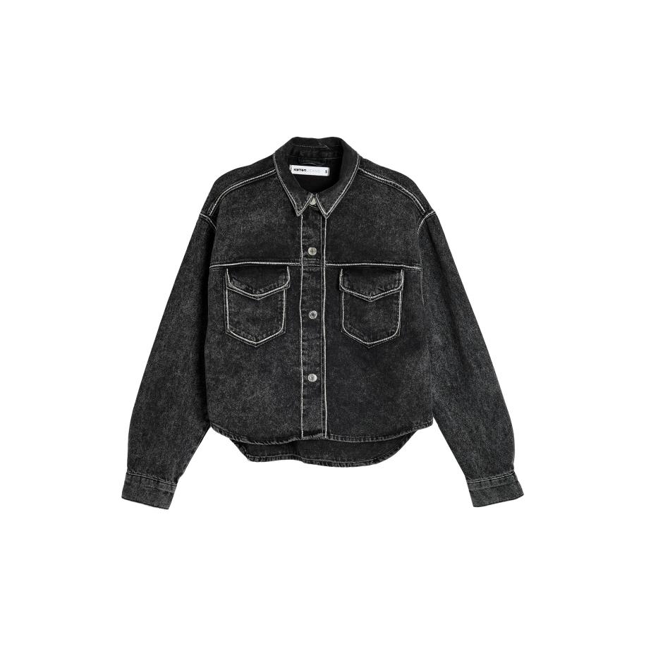 Koton Koton Tussenjas black denim -