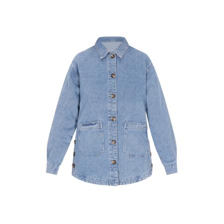 Usha usha BLUE LABEL Tussenjas blauw denim