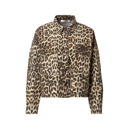 Co'Couture cocouture Tussenjas Leo beige / donkerbruin / kaki