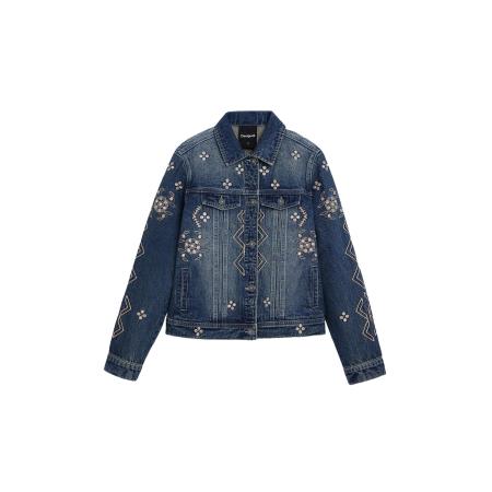 Desigual Desigual Tussenjas by Mr. Christian Lacroix blauw