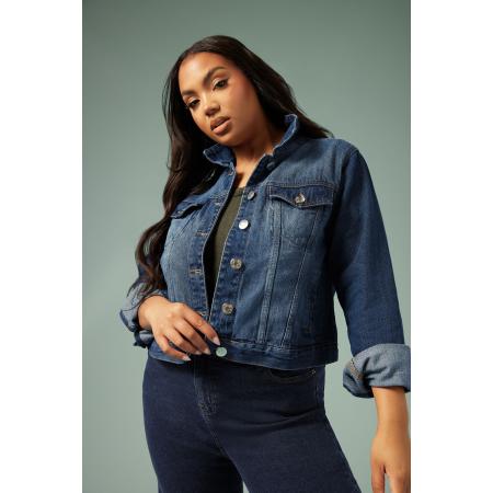 Yours Denim Jack In Indigoblauw Size 66-68