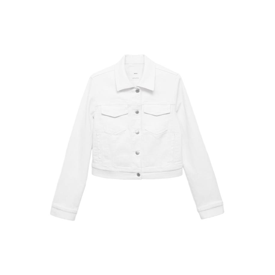 Mango MANGO Tussenjas NEWVICKY white denim -