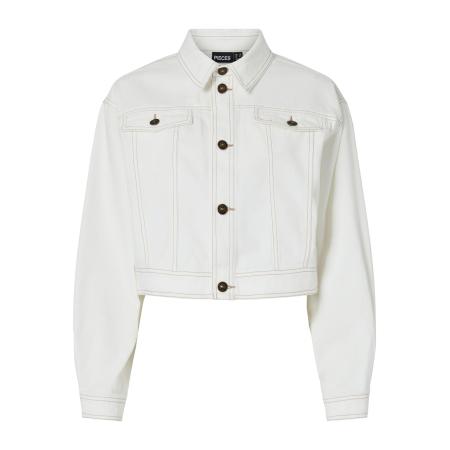 Pieces PIECES Tussenjas PCFine white denim