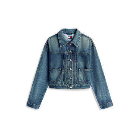 Tommy Jeans Tommy Jeans Tussenjas blauw denim