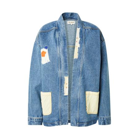 Lollys Laundry Lollys Laundry Tussenjas MilaLL blauw denim / donkeroranje / wit