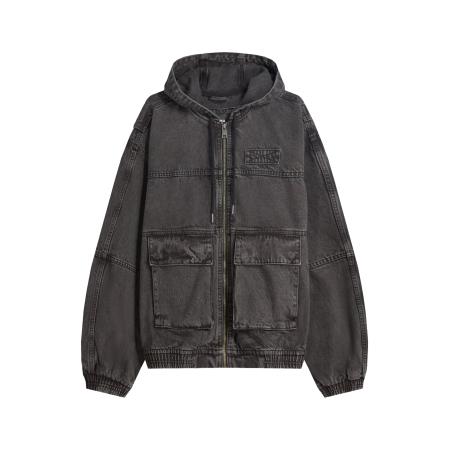 Bershka Bershka Tussenjas black denim