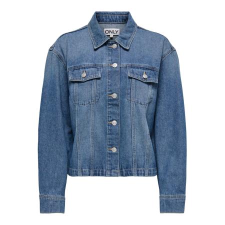 Only ONLY Tussenjas ONLMIKA blauw denim