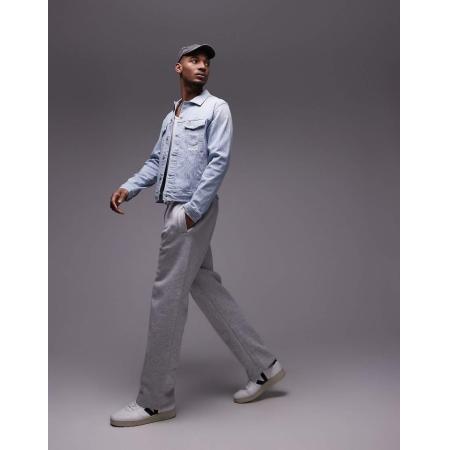 Tommy Jeans - Ryan - Truckerjack met normale pasvorm in medium wash-Blauw