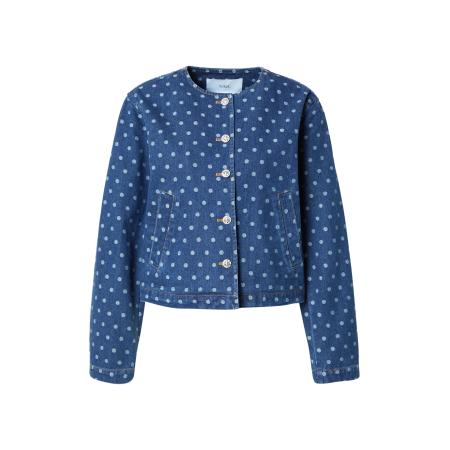 YAS YAS Tussenjas YASPRIKKA blauw denim / donkerblauw