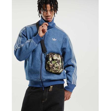 adidas Originals - Firebird - Denim trainingstop in blauw