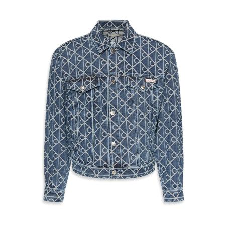 Calvin Klein Jeans Tussenjas 90s blauw denim / lichtgrijs