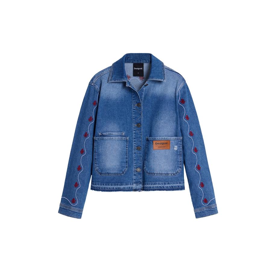 Desigual Desigual Tussenjas blauw denim -