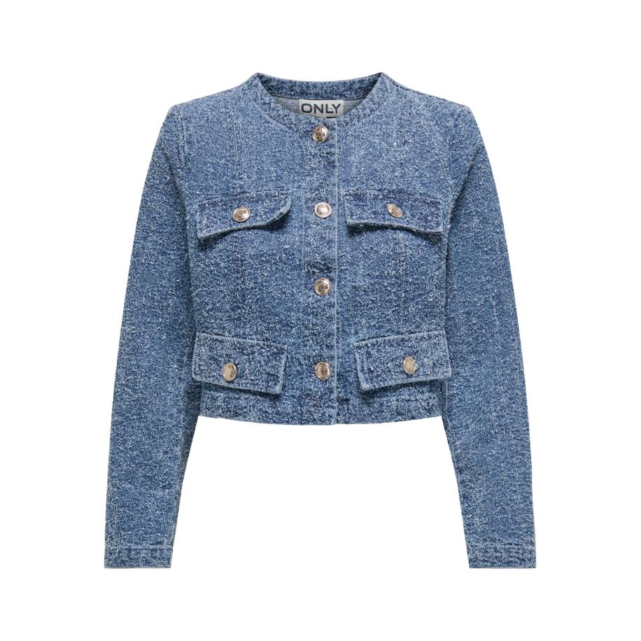 Only ONLY Tussenjas ONLAmaya blauw denim -