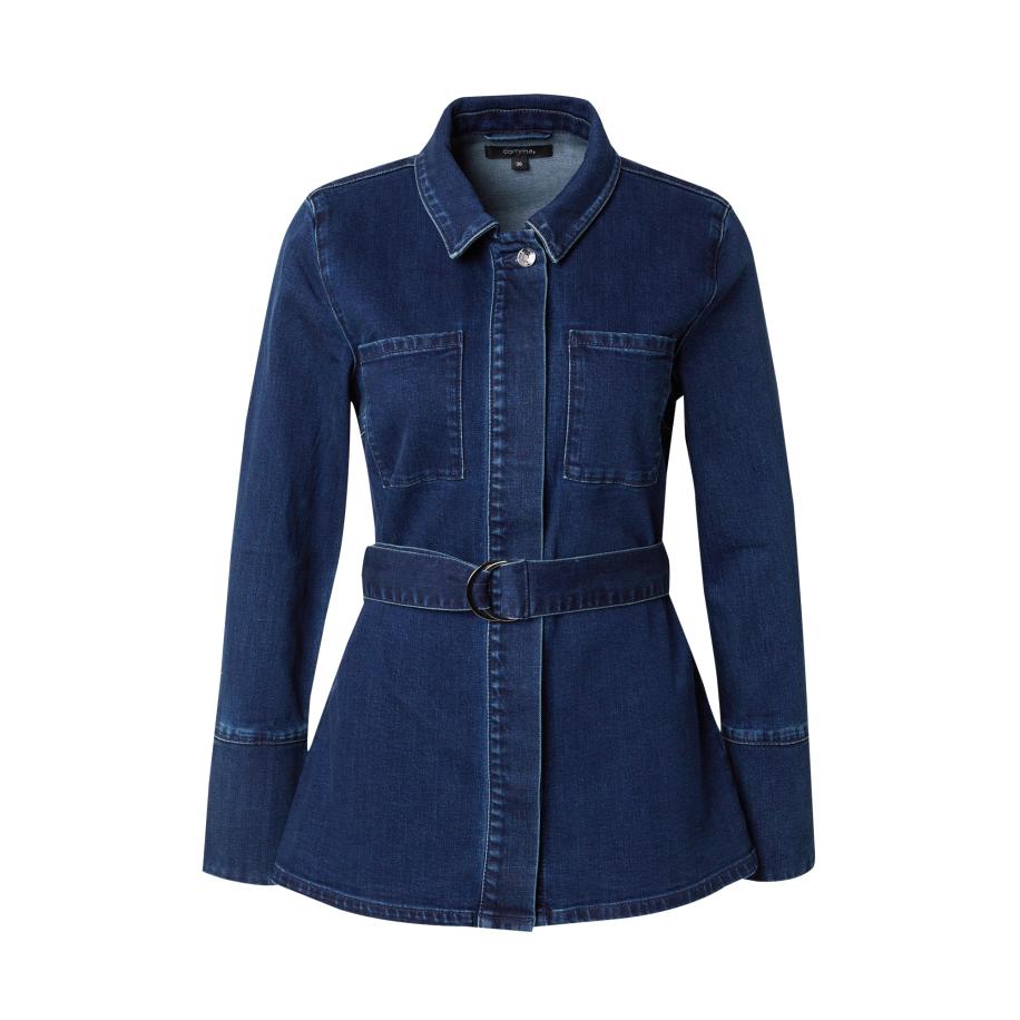 Comma COMMA Tussenjas blauw denim -