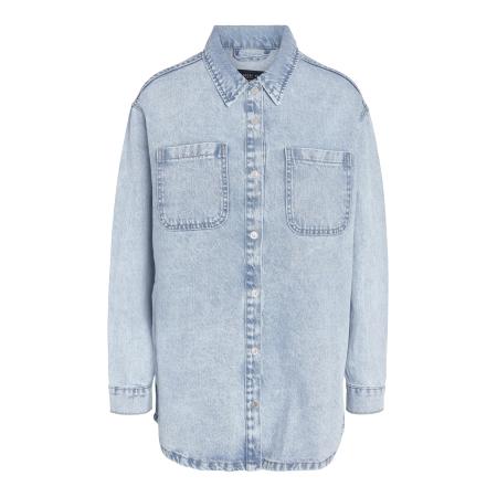 Noisy may Noisy may Blouse Alva blauw denim