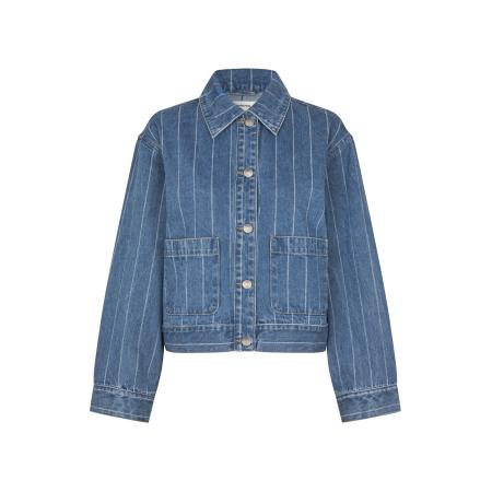 Modström modström Tussenjas Isolde blauw denim / wit