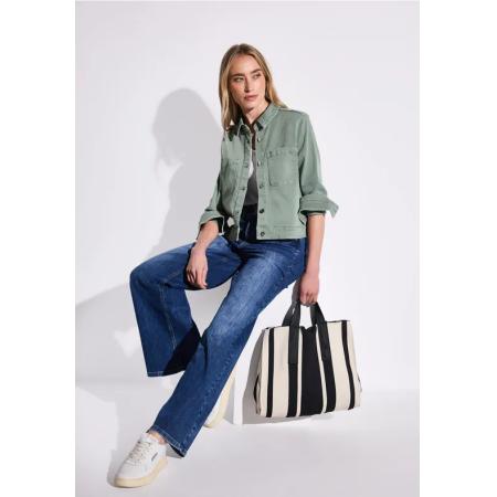 Street One Denim jack met borstzakken