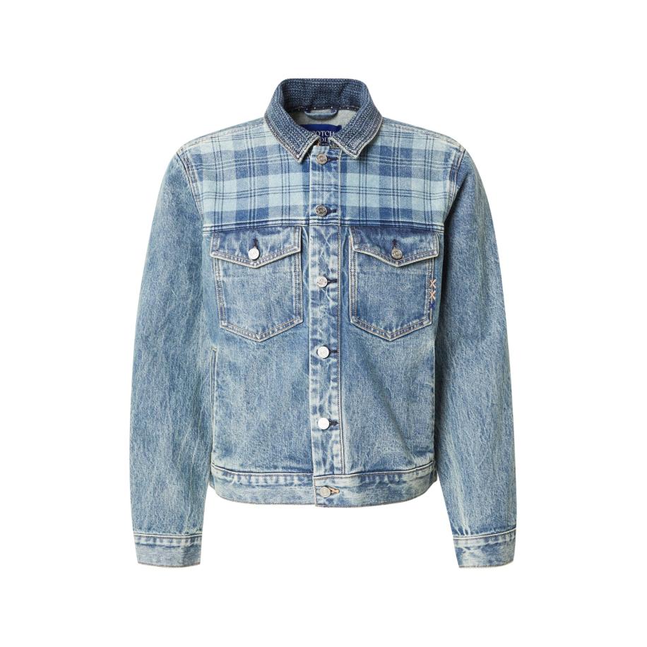 Scotch & Soda SCOTCH & SODA Tussenjas blauw denim / lichtblauw -