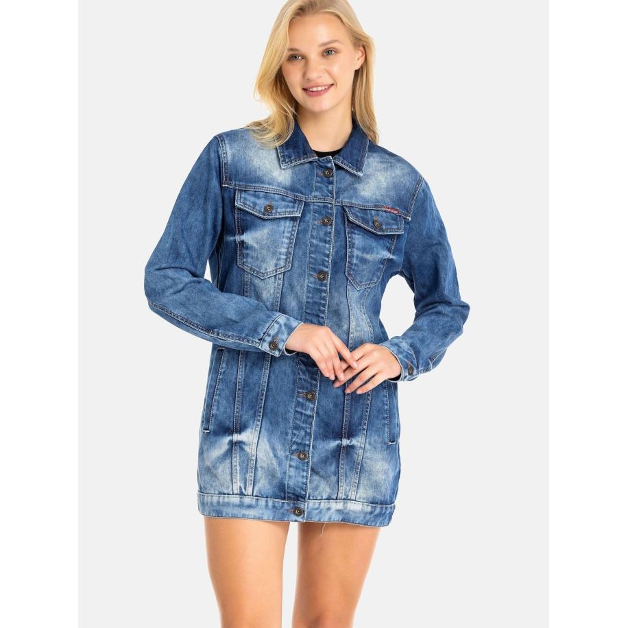 Cipo & Baxx CIPO & BAXX Tussenjas blauw -