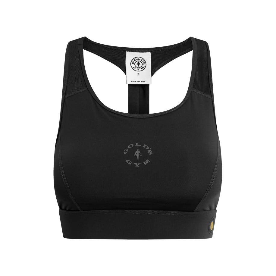GOLD´S GYM APPAREL GOLD´S GYM APPAREL Sport bh Nadia donkergrijs / zwart -