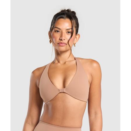 Gymshark Elevate Sports Bra Autumn Brown