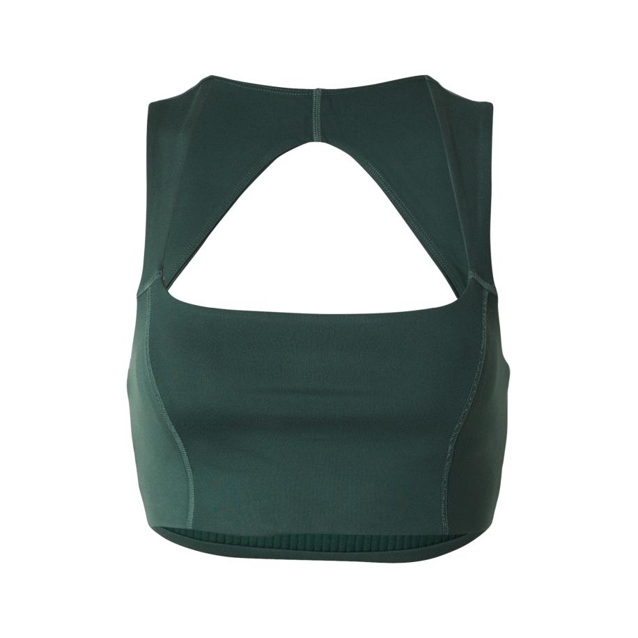 Girlfriend Collective Sport bh Natalie smaragd Groen