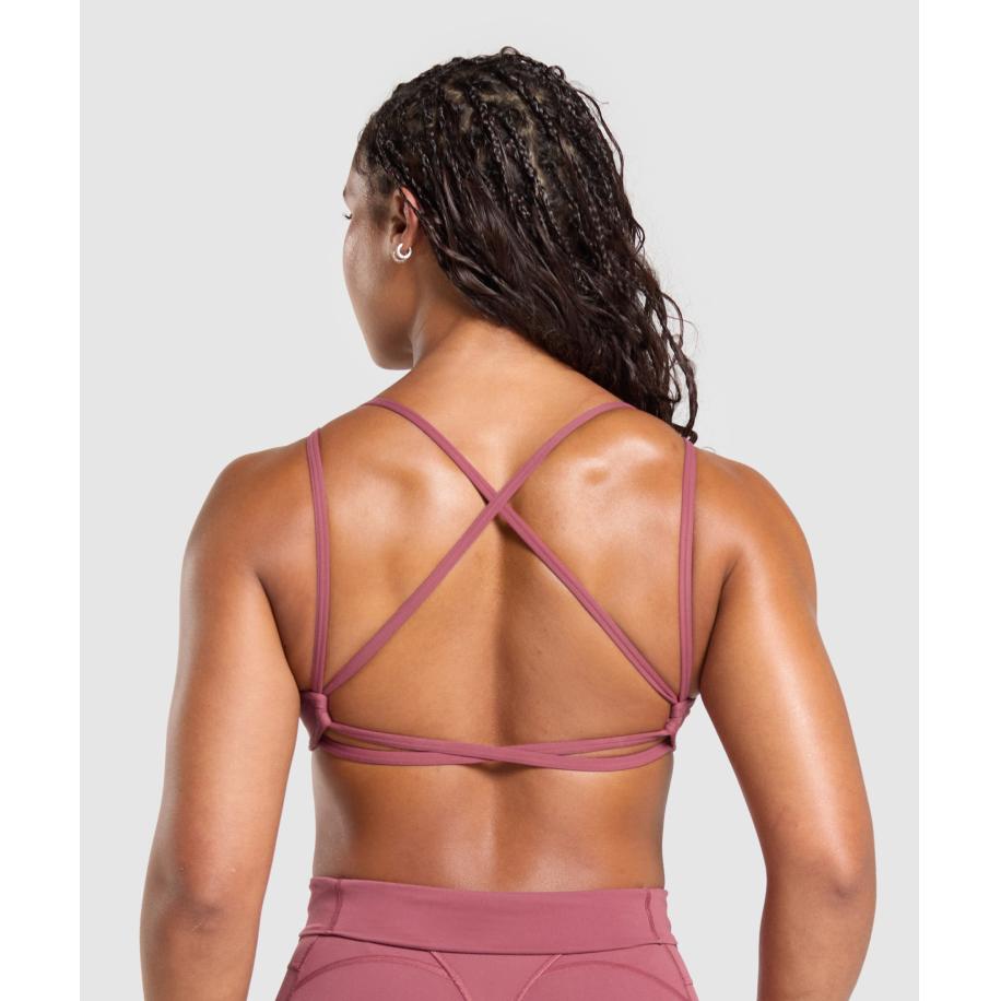 Gymshark Legacy Bra Washed Berry Pink Roze