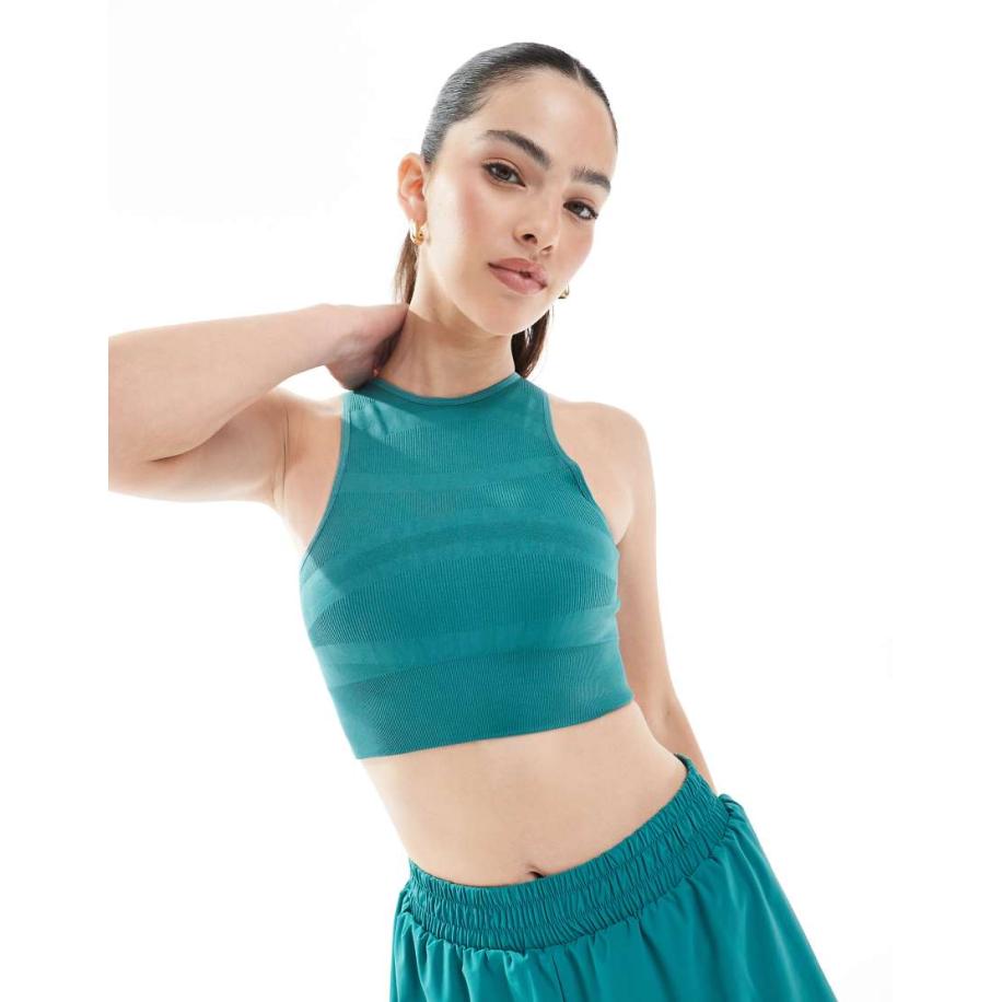 Born Living Yoga Alana Naadloze sportbeha in groen Groen