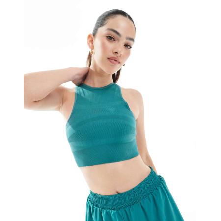 Born Living Yoga Alana Naadloze sportbeha in groen