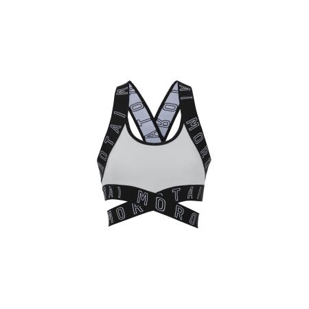 MOROTAI Sport bh lichtgrijs / zwart / wit
