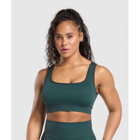 Gymshark Adapt Fleck Sports Bra Darkest Teal/Functional Teal