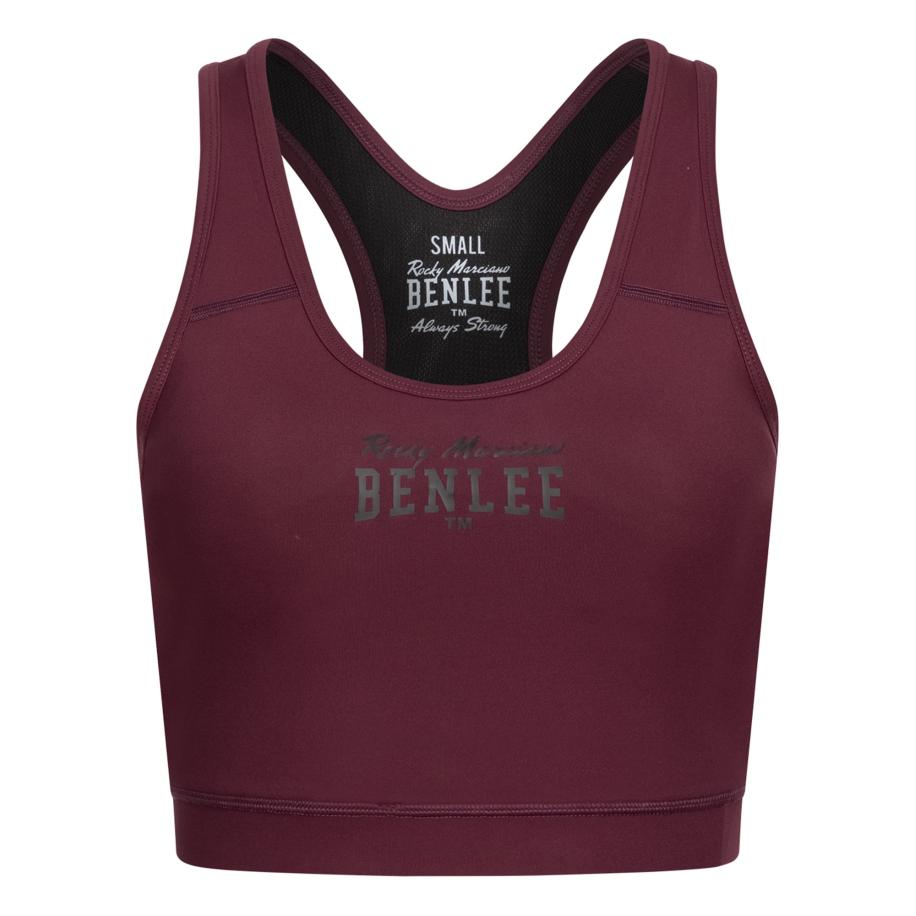 Benlee Benlee Sport bh Kembley antraciet / donkerrood -