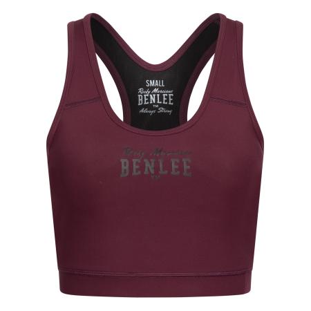Benlee Benlee Sport bh Kembley antraciet / donkerrood