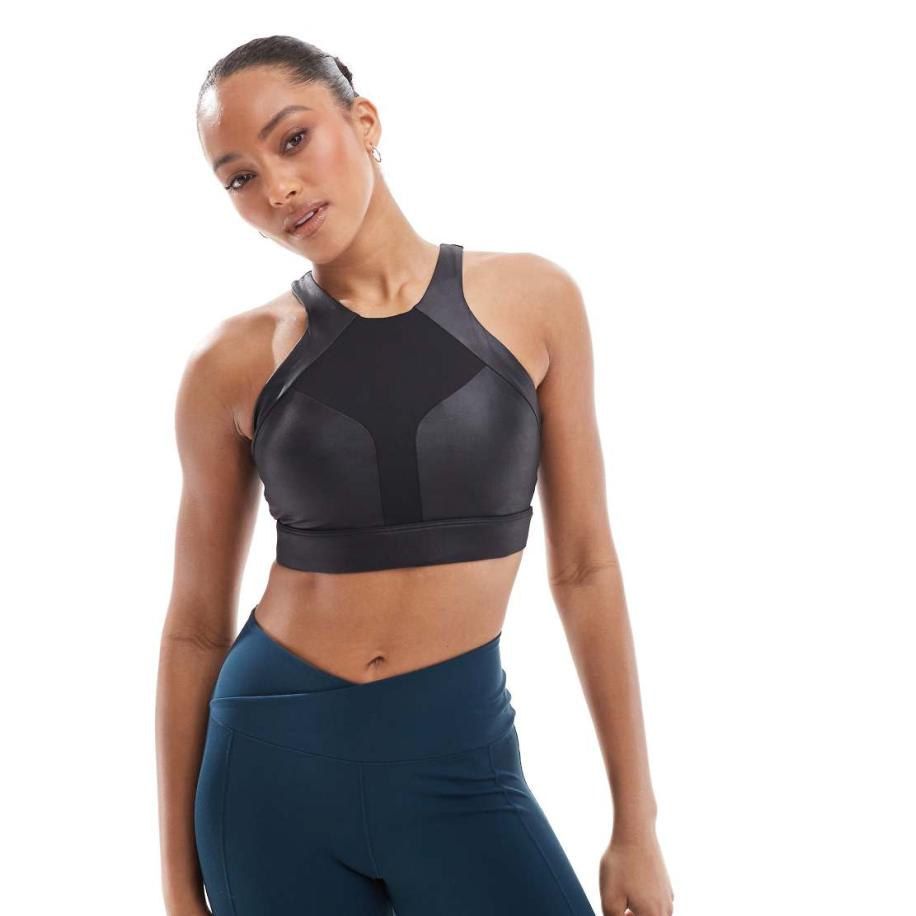 Born Living Yoga Luana Sport bh met stevige ondersteuning in zwart Zwart