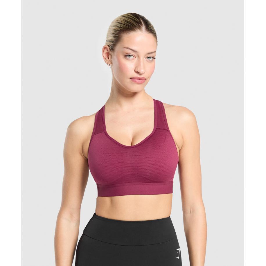 Gymshark Lightweight High Support Sports Bra Strong Pink Roze