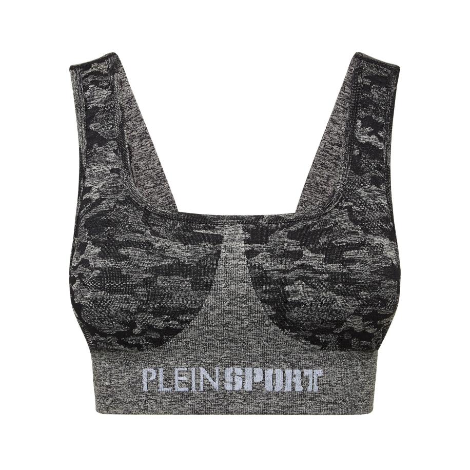 Plein Sport Plein Sport Sport bh grijs / zwart -